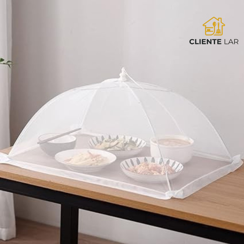 Protetor Tela Mosquiteiro de Alimentos Fruta Bolo Telado 30cm KL1005
