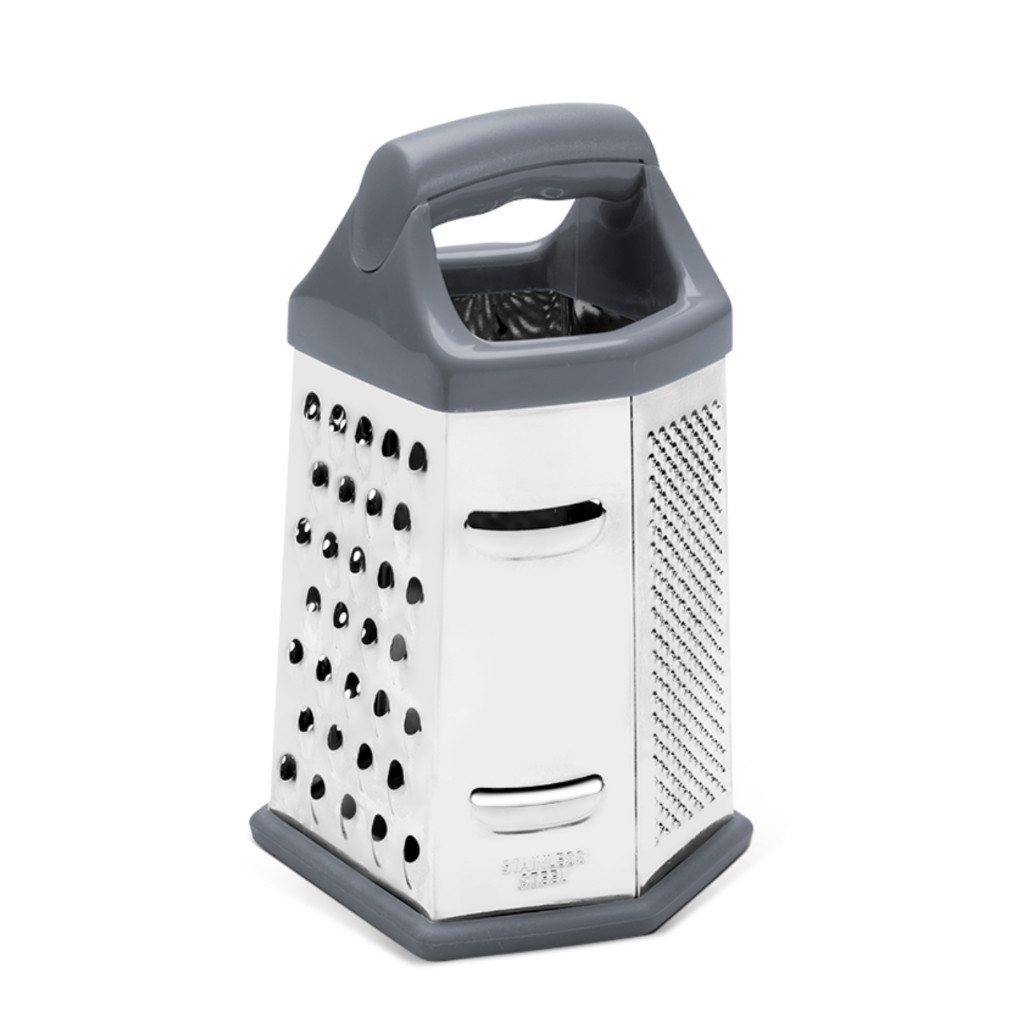 Ralador 6 Faces Top LIVON Pratic Aço Inox ORIGINAL