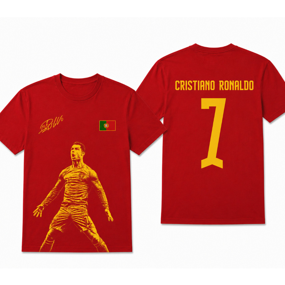 Camiseta CR7 Camisa Fãs De futebol Cristiano Ronaldo Tendência Moda Futebol Presente Masculino
