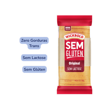 Wickbold Pão de forma sem glúten e sem lactose 300g