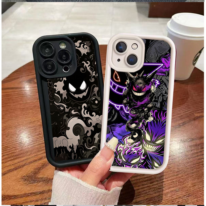 Gengar Pokémon Capa De Telefone Macia Para Samsung Galaxy A57 A17 A07 A56 A16 A06 A27 A55 A54 A54 A53 A15 A14 A35 A34A52