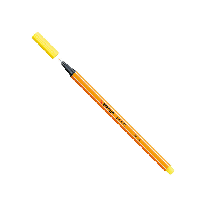 Caneta hidrográfica Fine Point 88/24 Amarelo Limão Stabilo