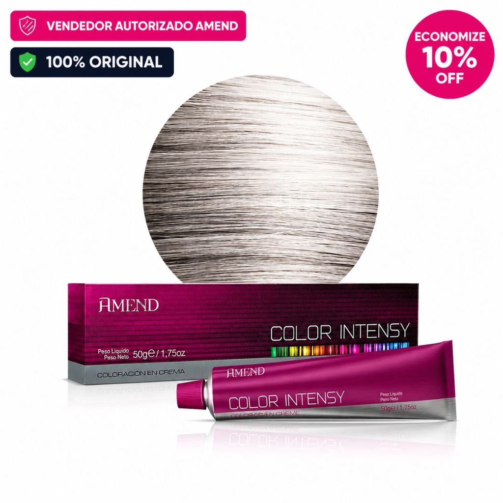 Coloração 0.1 Cinza Intensificador Amend Cosmetics Color Intensy