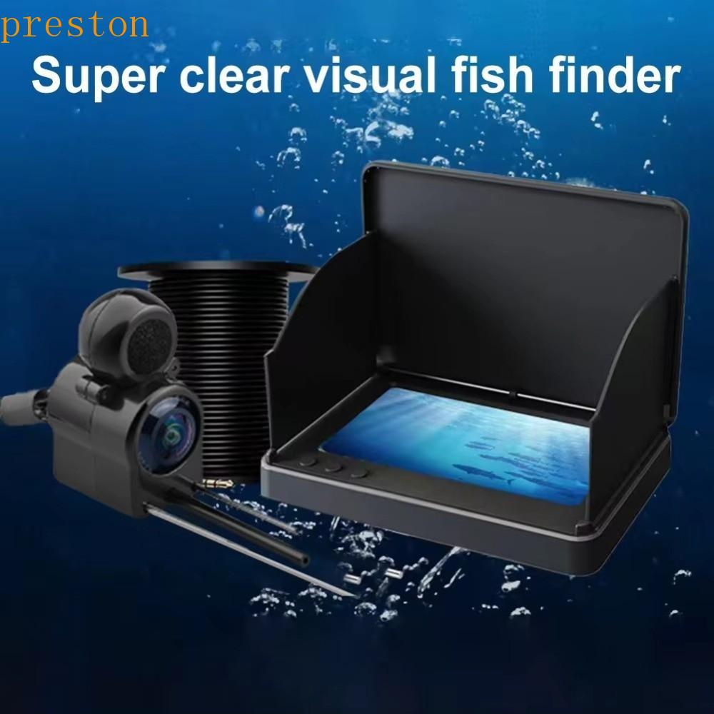 Câmera De Pesca Subaquática PRESTON , Localizador De Peixes LCD Portátil De 4.3 Polegadas , Ângulo De Visão De 220 Graus