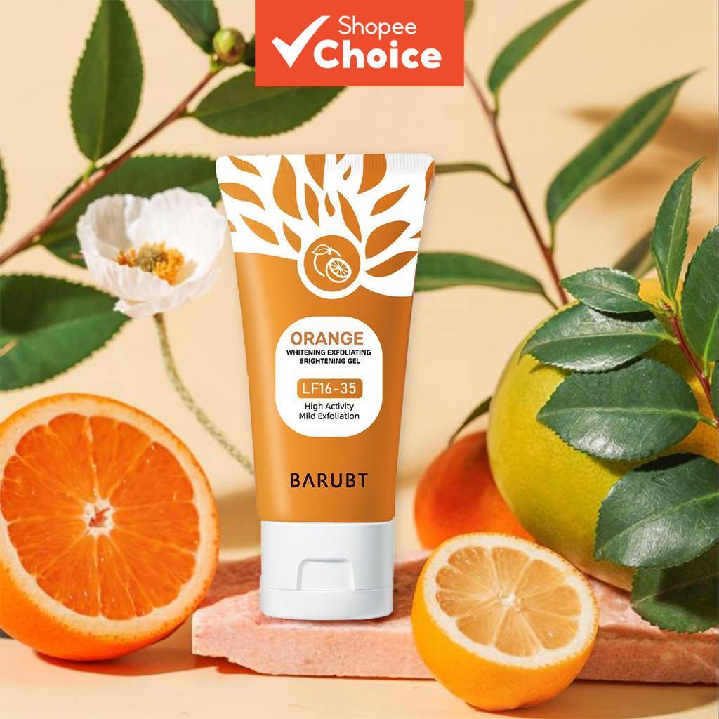 BARUBT Gel Clareador Esfoliante Enzimático Laranja Gel Facial de