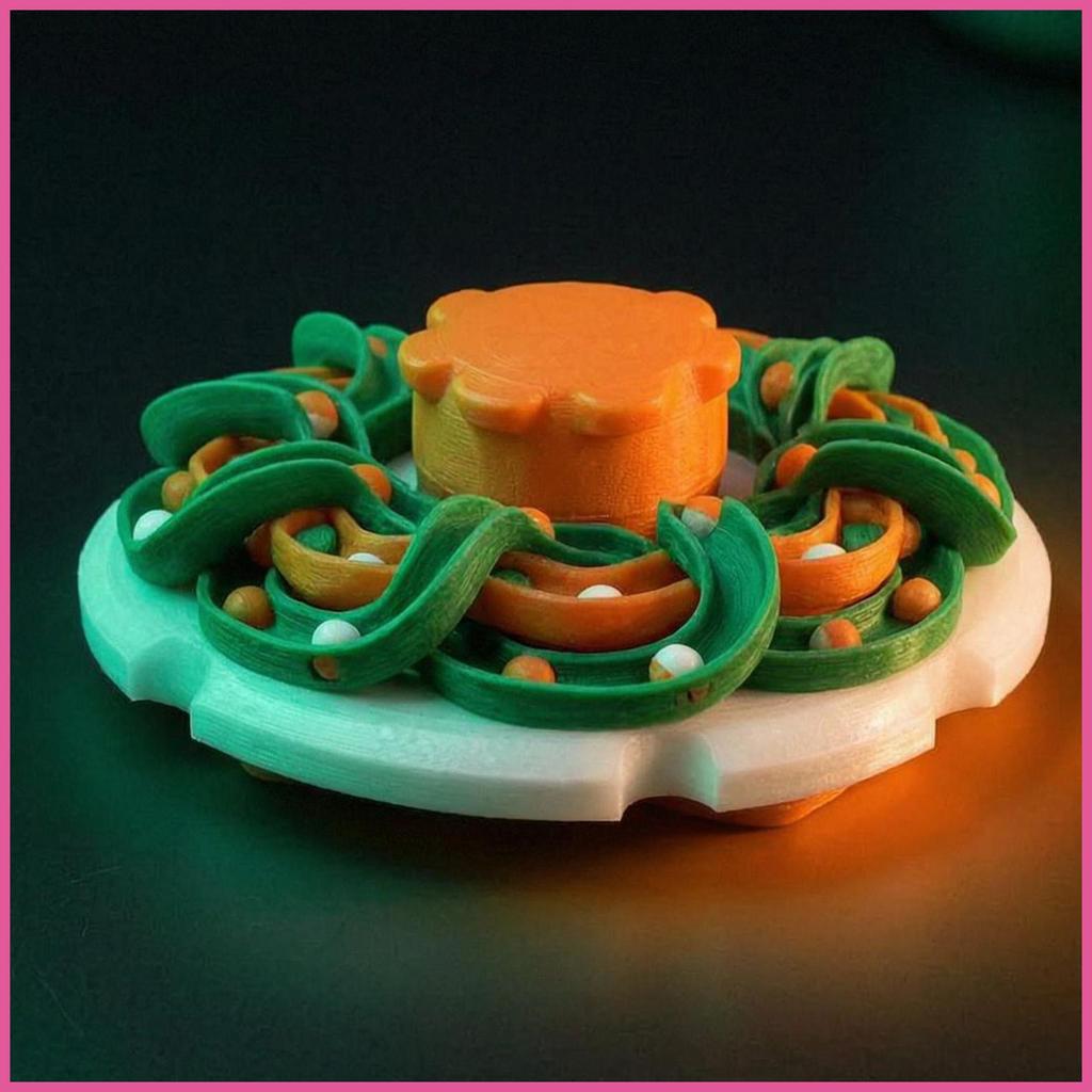 Silencioso Brinquedos Fidget Portátil 3D Impresso Sensorial Dedo Spinners Giroscópio Brinquedo Para Meninos Família Juve