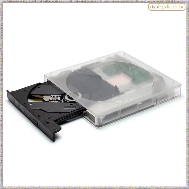 [Fsp] Gravador De CD/DVD Portátil Ultrafino USB 3.0 Tipo-C Drive Rom Leitor Óptico Com Cancelamento De Ruído Externo Dri
