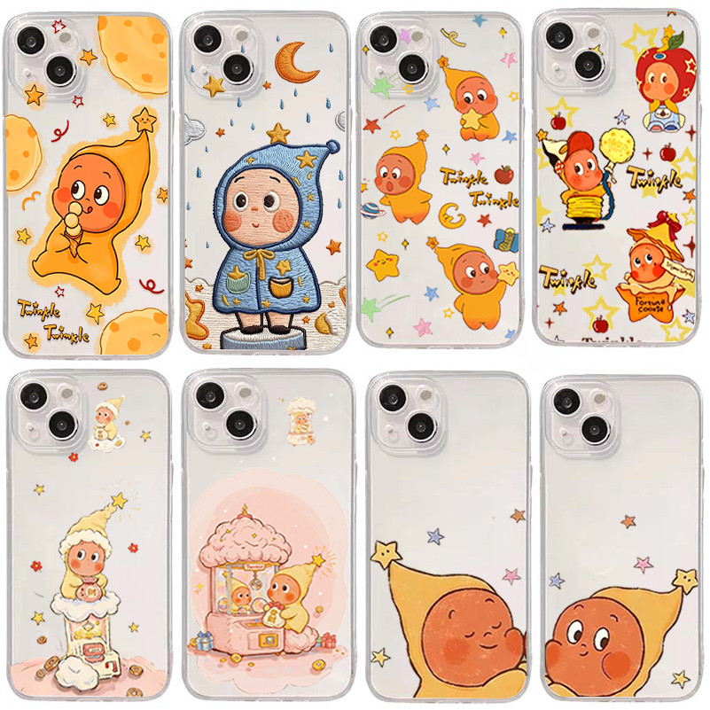 Bonito Twinkle Embalagem Para Samsung Galaxy A27 A57 A37 A17 A56 A07 A55 A54 A06 A16 A13 A14 5G Caso De Telefone Dos Des