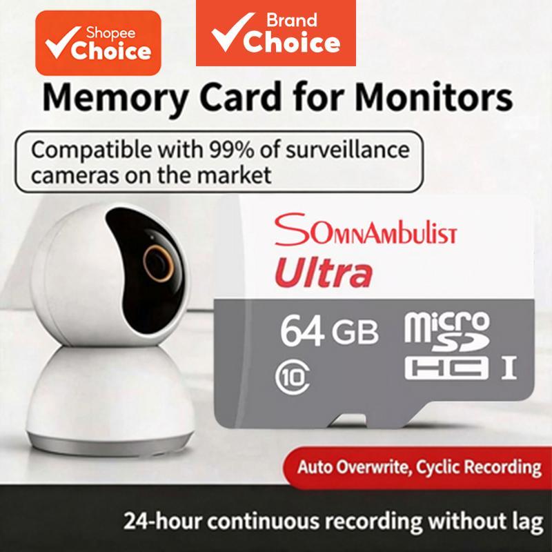 Micro SD/TF Cartão de memória 16GB/32GB/64GB/128GB Classe 10 Transmissão de alta velocidade À prova d'água Compatível