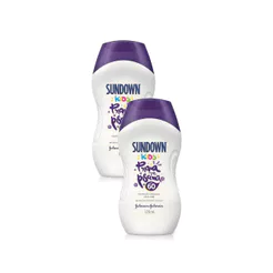 Kit 2 Protetor Solar Sundown Kids Praia e Piscina FPS 60 120ml
