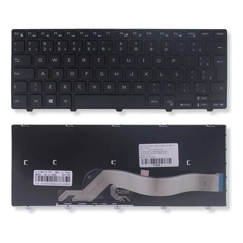 Teclado Notebook Dell Inspiron 14-5000 5447 5442 Abnt2