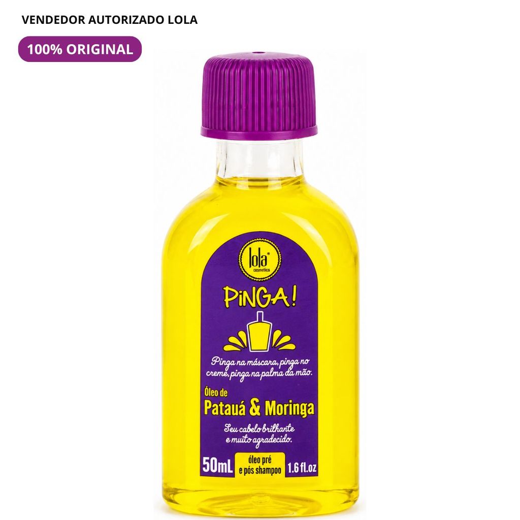 Óleo Pinga Pataua e Moringa Lola Cosmetics - 50ml