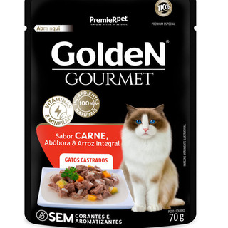 Golden Sache Gourmet Gato 70G Ad Castrado Carne