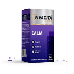 Suplemento Alimentar Calm Vivacitá Gold 60 Cápsulas