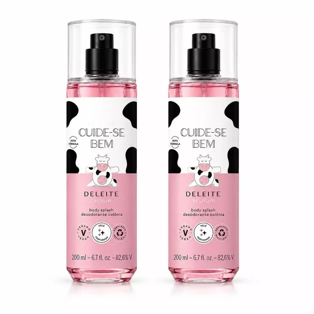 2 Body Splash Femininos + Colônia Desodorante – Kit Perfumado Corporal