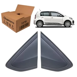 Par Moldura Acabamento Externo Retrovisor Vw Up 2014 a 2021