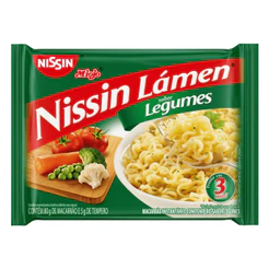 Nissin Macarrão Instantâneo Lámen Legumes 85g