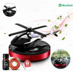 Aromatizante Solar Helicóptero para Carro e Caminhão – Difusor de Aroma com Design Decorativo e Fragrância Suave