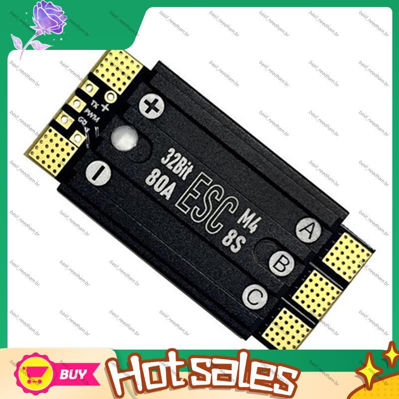 [Desconto B] 48K AM32 3-8S ESC Para Drones De Corrida FPV 80A Controlador De Velocidade Eletrônico Único Estabilidade De