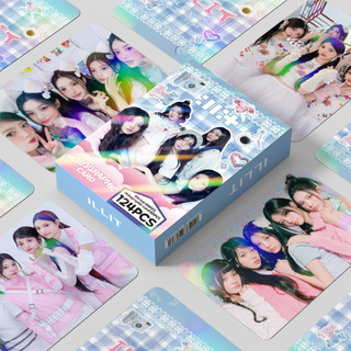 124 Pçs/Set Kpop Idoll ILLIT Lomo Cartões Postais Para Fãs