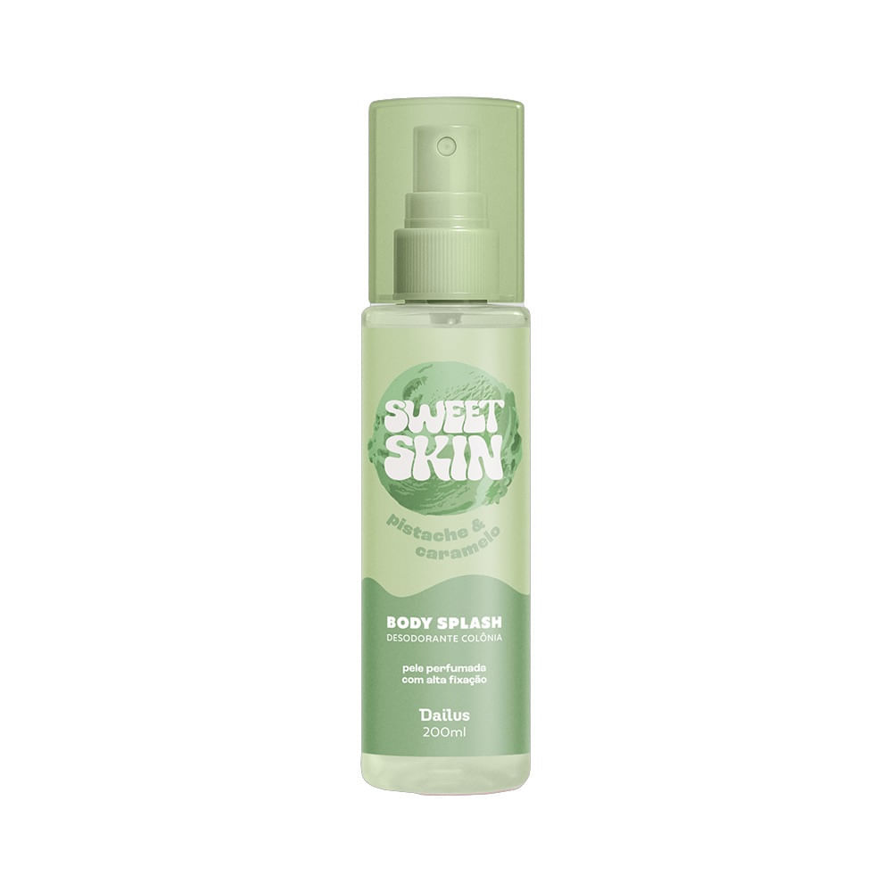 Body Splash Dailus Sweet Skin Mousse De Pistache 200ml