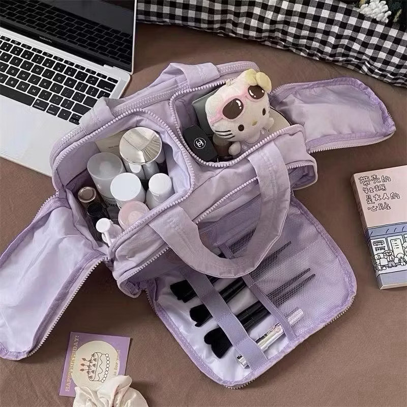 Necessaire de Viagem Grande Capacidade Organização Multi-Níveis — imagem 2 de 2