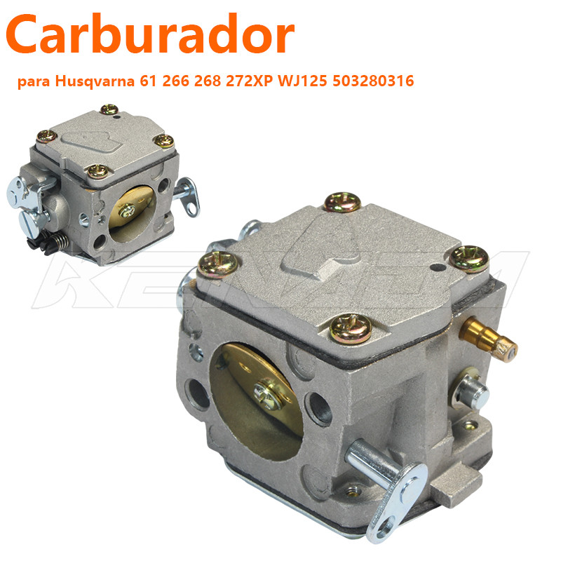 Carburador para Motosserra Husqvarna 61/266/268/272/272XP WJ125 – 503280316 / 503 28 03-16