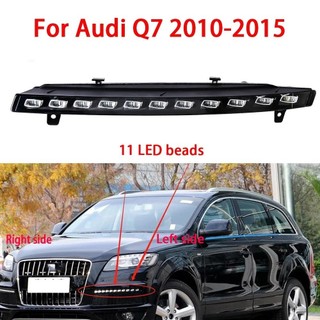 4L0953041E 4L0953042E Apto Para Audi Q7 2010-2015 DRL Lâmpadas De Sinal Volta Correndo 11 LED Luz Dinâmica