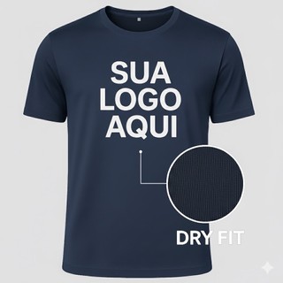 Camiseta Personalizada de Academia Com Sua Arte Estampa Dry Fit