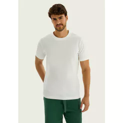 Camiseta Masculina Em Malha Piquet Pima