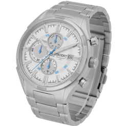 RELÓGIO ORIENT MASCULINO CRONOGRAFO PRATA MBSSC313 S1SX