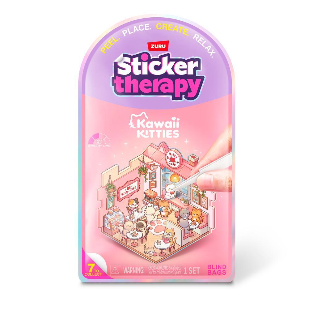 Pré- Venda - Kit de Adesivos Sticker Therapy Kawaii Kitties