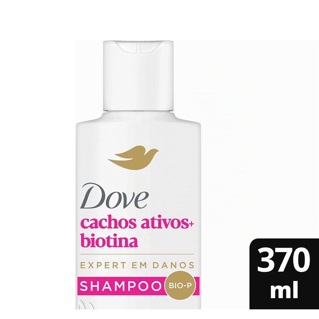 Shampoo Cachos Ativos + Biotina 370ml Dove — imagem 2 de 2