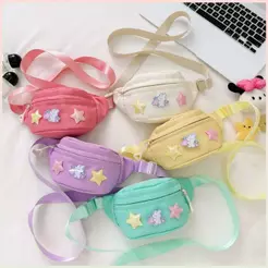 Pacote De Cintura , Bolsa Star Kawaii , Linda Pochete De Lona Feminina , Meninas , Crianças