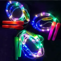 Corda De Salto Luminosa De LED Exercício Noturno , De Para Treinamento Esportivo De Aptidão Infantil