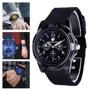 Relógio Gemius Swift ,Relógio De Quartzo Masculino Com Agulha De Luz Noturna - Pulseira De Nylon Durável
