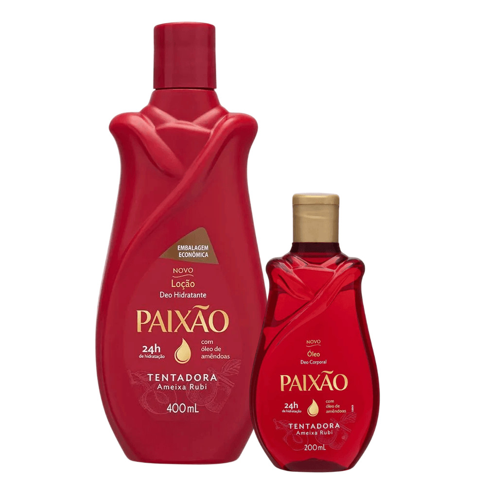 Kit Paixão Tentadora Óleo Corporal 200ml + Hidratante Corporal 400ml