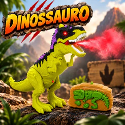 DINOSSAURO REX COM CONTROLE REMOTO 2.4G