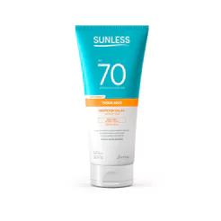 Protetor Solar Sunless Toque Seco FPS70 200g