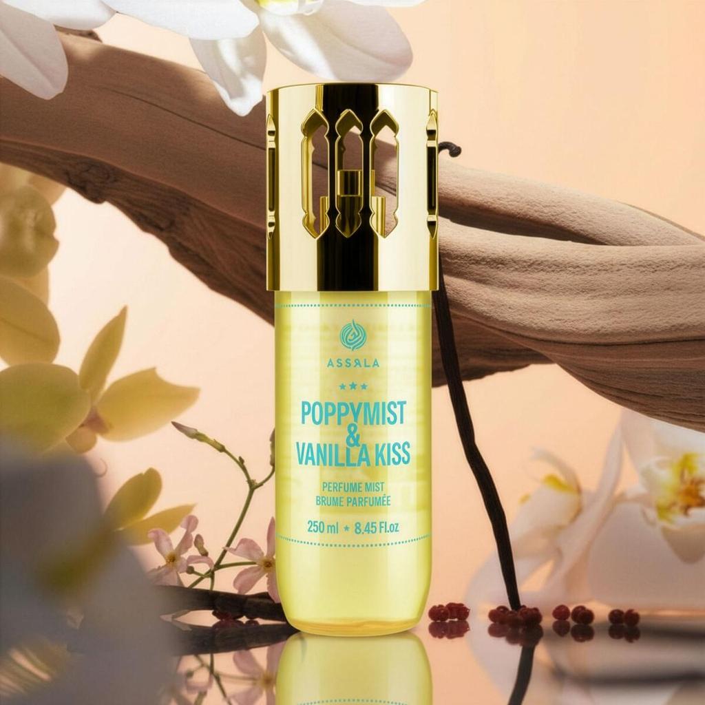 Body Splash Assala Poppymist & Vanilla Kiss Feminino — imagem 2 de 2