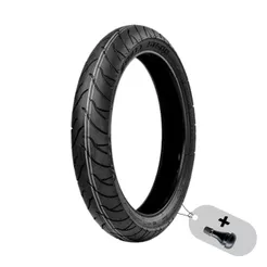 COMBO PNEU VIPAL DIANTEIRO ST500 100/80-16 S/C + VALVULA PNEU S/C TR-412