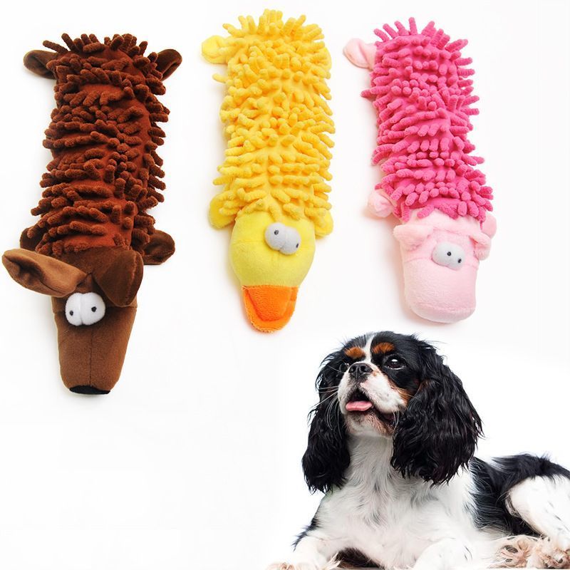 Brinquedo de pelúcia para animais de estimação Chenille Voz Brinquedo de pelúcia Cachorro Molar Filhotes Limpeza de dent