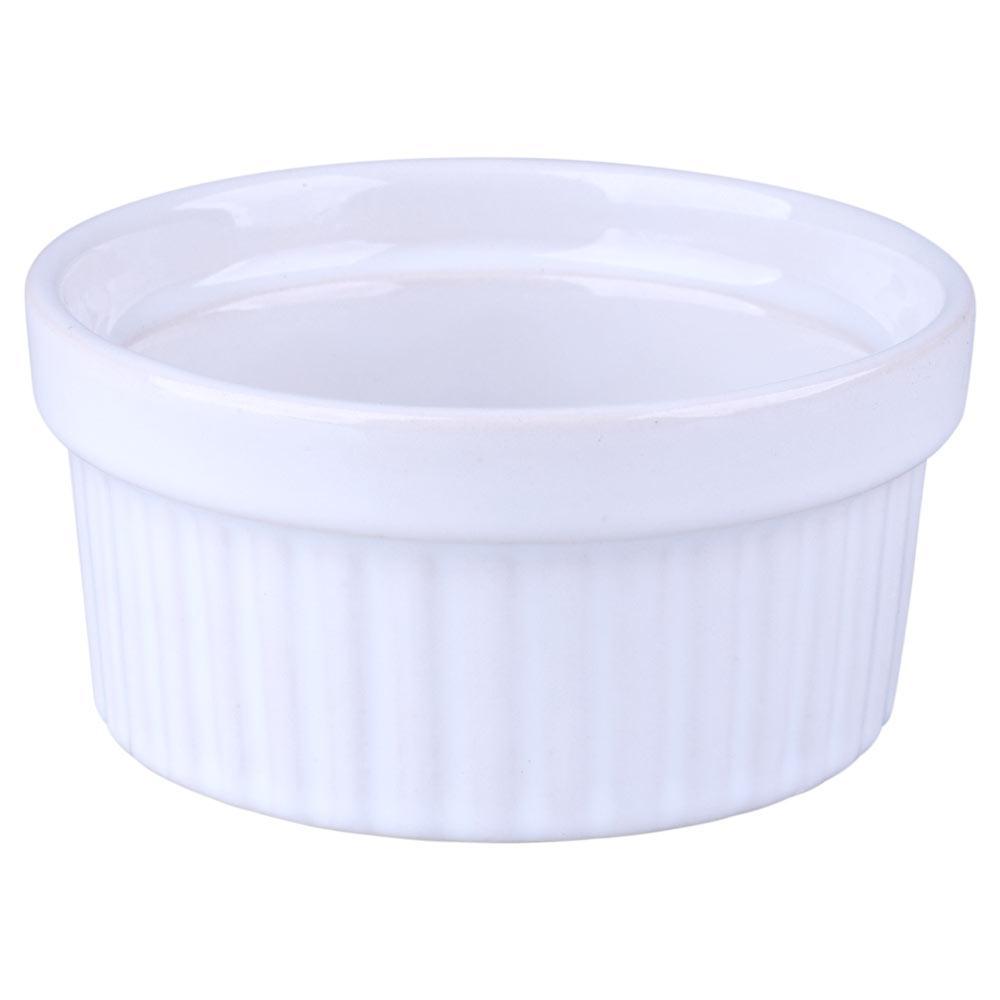Ramekin Cerâmica 200ml Classic Cazza Branca