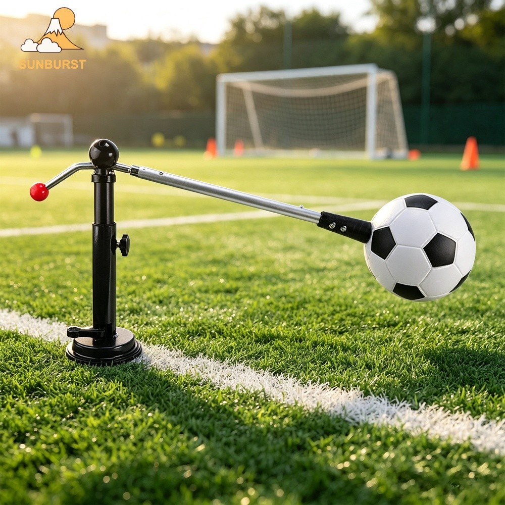 [Sunburst1 . br] 360 ° Treinador De Chute De Futebol Giratório , Auxílio Para Prática , Ventosa Antiderrapante Ajustável