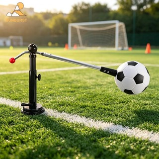 [Sunburst1 . br] 360 ° Treinador De Chute De Futebol Giratório , Auxílio Para Prática , Ventosa Antiderrapante Ajustável