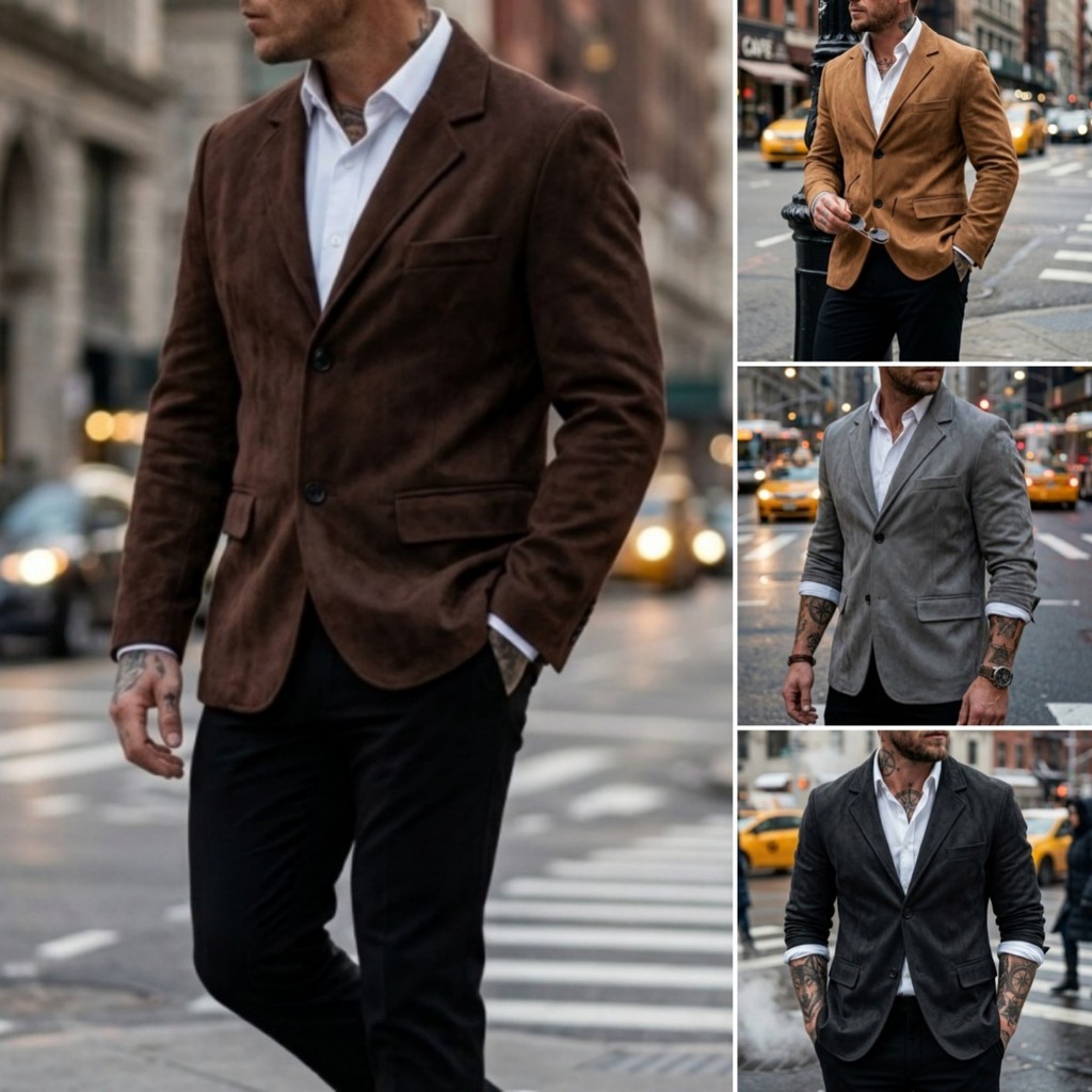Versão europeia Plus Size jaqueta masculina primavera outono terno Casual fino Cardigan jaqueta rua Commuter roupas euro