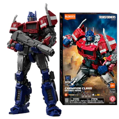 Boneco Articulado Montável Blokees Transformers Optimus Prime Champion Class Colecionável Model Kit