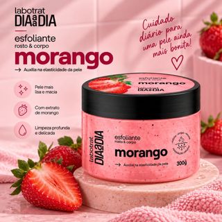 Kit 3 Esfoliante Morango Labotrat 300g Rosto Corpo