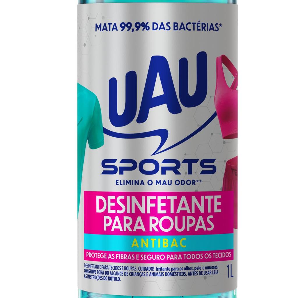 Desinfetante para Roupas UAU Sports 1L · foto 2