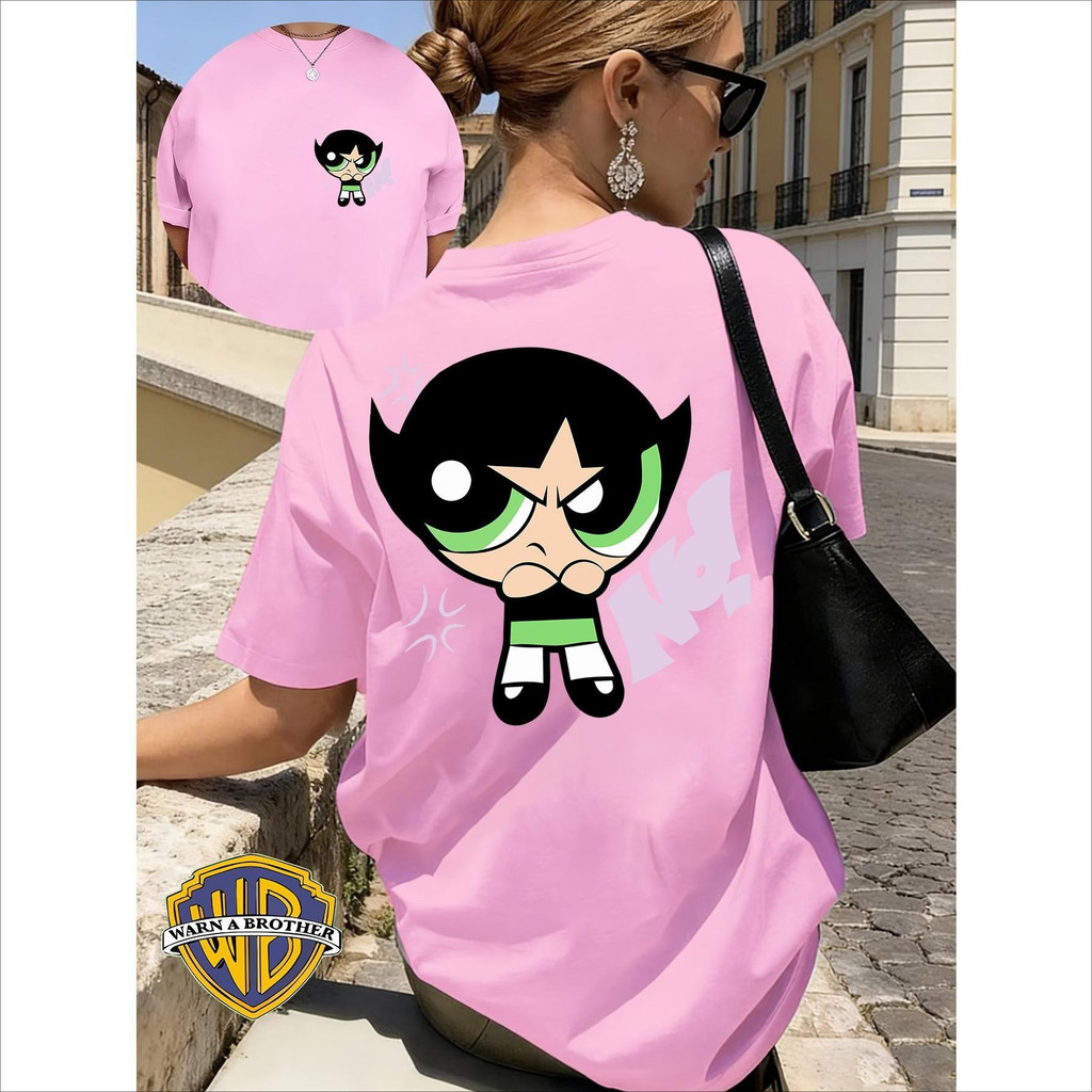 Camiseta T-shirt Feminina 100% Algodão Premium Docinho Poderosas Tendência Confortável